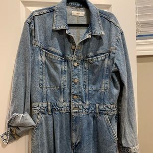 Mango Denim Jumpsuit